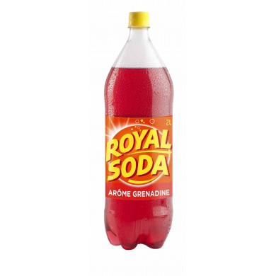 Royal Soda Grenadine 2L L’intensité fruitée des Antilles
