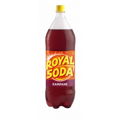 Royal Soda Kampane 2L Soda pétillant et festif des Antilles