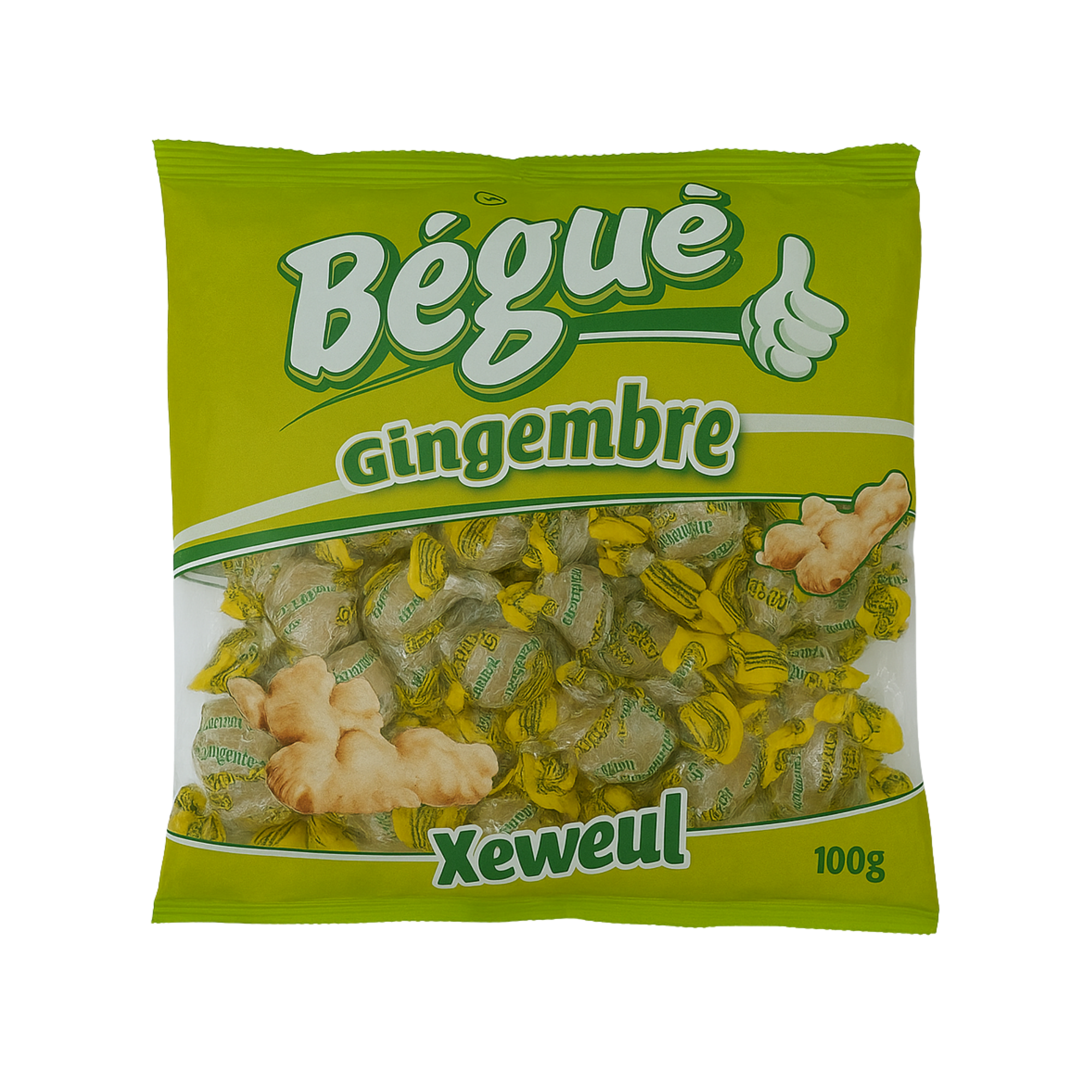 Bonbons Gingembre BEGUE 100 unités