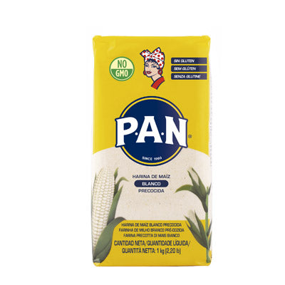 Farine de mais blanche PAN 1 kg