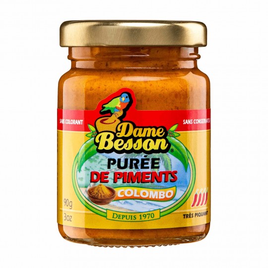 Purée de piment rouge colombo Dame Besson 90 g