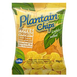 Chips banane plantain salées FYFEES 70 g