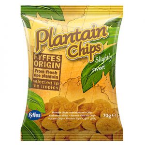 FYFEES Chips di platano leggermente zuccherato 70g