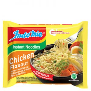 Spaghetti istantanei INDOMIE pollo 80 g halal